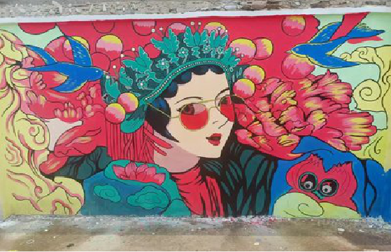 崇阳墙体彩绘-网红墙