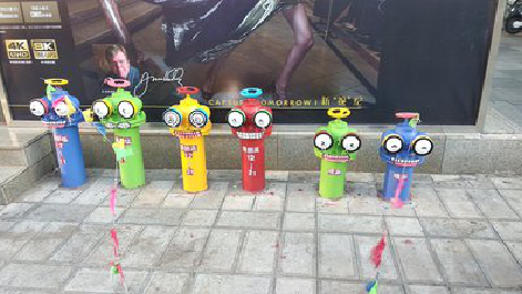 崇阳商业区彩绘