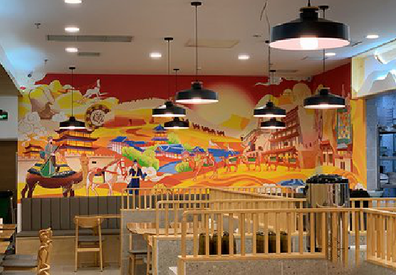 崇阳商业空间彩绘介绍。