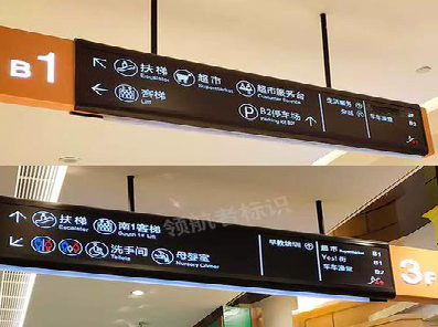 崇阳如何通过商场标识牌引导客流分布?